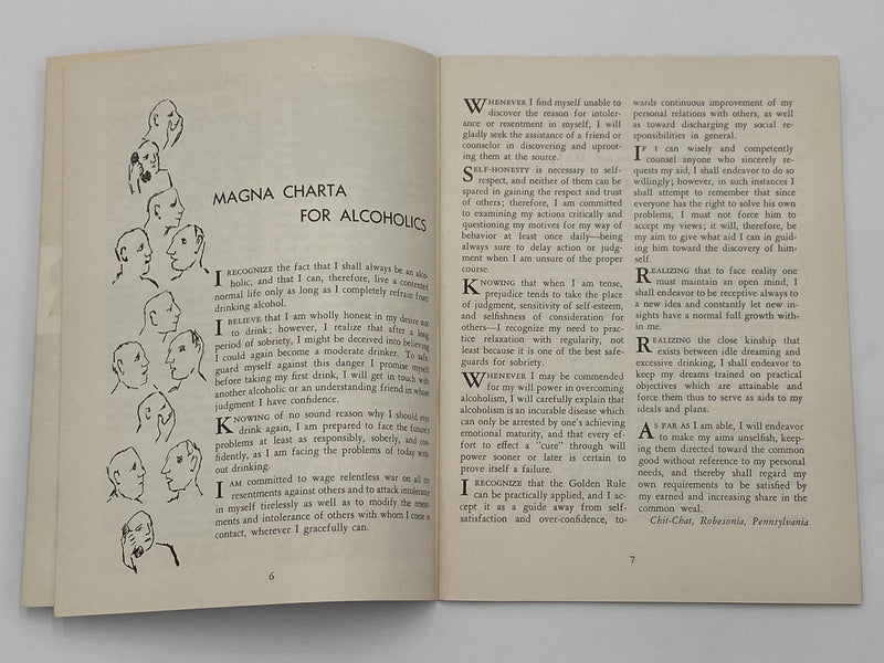 AA Grapevine - October 1954 Recovery Collectibles