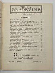 AA Grapevine - October 1954 Recovery Collectibles