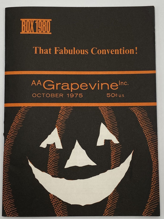 AA Grapevine - October 1975 - That Fabulous Convention Recovery Collectibles