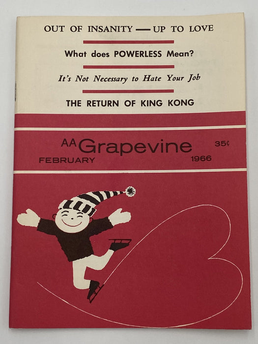 AA Grapevine - Out Of Insanity - February 1966 Recovery Collectibles