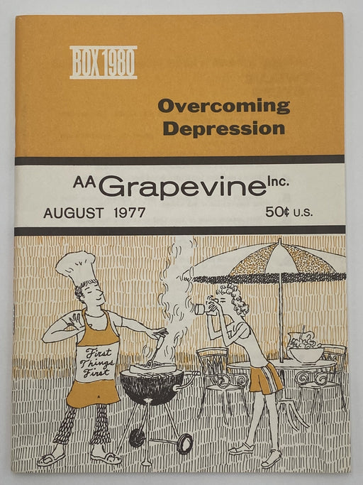 AA Grapevine - Overcoming Depression - August 1977 Recovery Collectibles