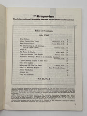 AA Grapevine - Past/Present/Future - July 1968 Recovery Collectibles