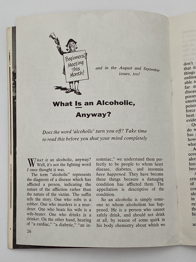 AA Grapevine - Past/Present/Future - July 1968 Recovery Collectibles