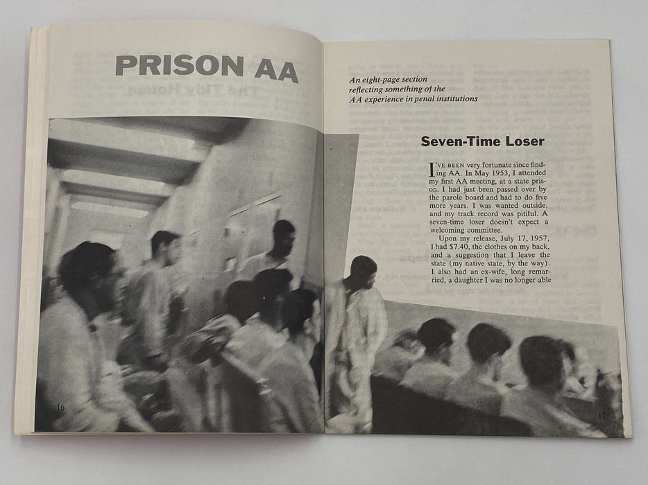 AA Grapevine - Prison AA - February 1974 Recovery Collectibles