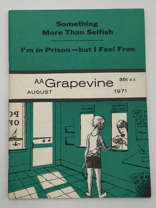 AA Grapevine - Prisons - August 1971 Recovery Collectibles