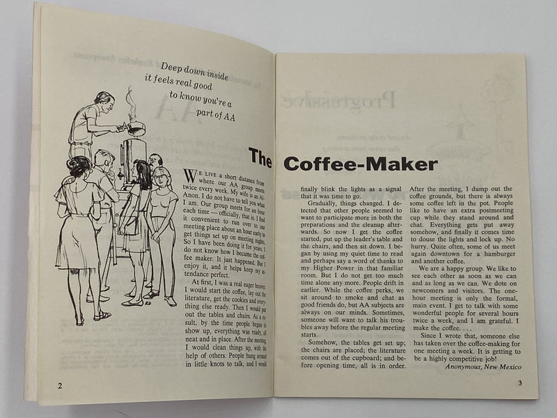 AA Grapevine - Progressive Sobriety - June 1975 Recovery Collectibles