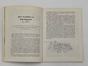 AA Grapevine - Self-Supporting by Bill - October 1967 Recovery Collectibles