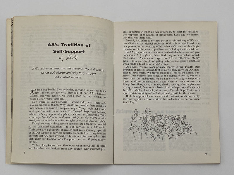 AA Grapevine - Self-Supporting by Bill - October 1967 Recovery Collectibles