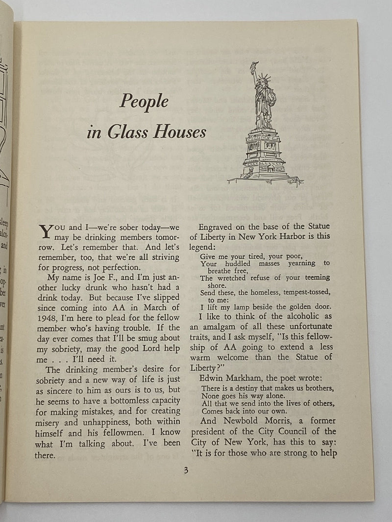 AA Grapevine - September 1954 Recovery Collectibles