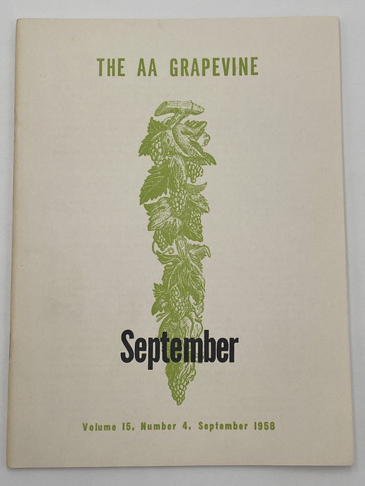 AA Grapevine - September 1958 Recovery Collectibles