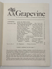 AA Grapevine - September 1958 Recovery Collectibles