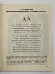 AA Grapevine - September 1970 - EGO Recovery Collectibles
