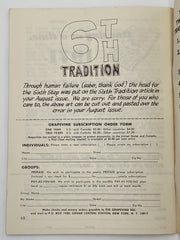 AA Grapevine - September 1970 - EGO Recovery Collectibles