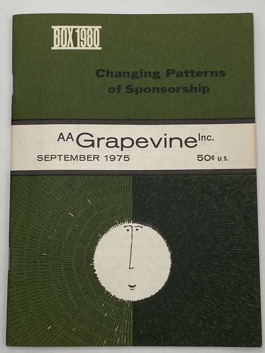 AA Grapevine - September 1975 - Sponsorship Recovery Collectibles