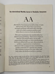 AA Grapevine - September 1975 - Sponsorship Recovery Collectibles