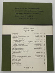 AA Grapevine - September 1975 - Sponsorship Recovery Collectibles