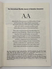 AA Grapevine - Special Groups - October 1977 Recovery Collectibles