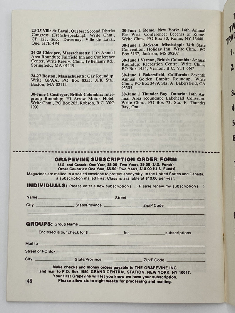AA Grapevine - Spiritual Experience - April 1980 Recovery Collectibles