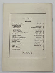 AA Grapevine - Spiritual Experience - April 1980 Recovery Collectibles