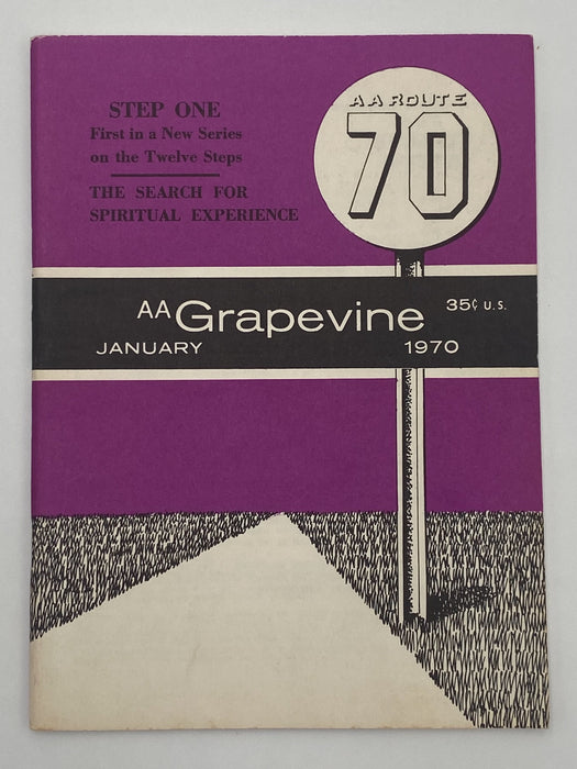 AA Grapevine - Spiritual Experience - January 1970 Recovery Collectibles