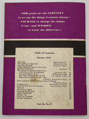 AA Grapevine - Spiritual Experience - January 1970 Recovery Collectibles