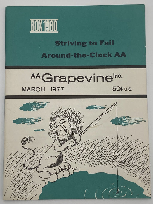 AA Grapevine - Striving to Fail - March 1977 Recovery Collectibles