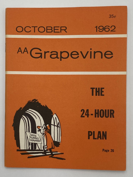 AA Grapevine - The 24 Hour Plan - October 1962 Recovery Collectibles