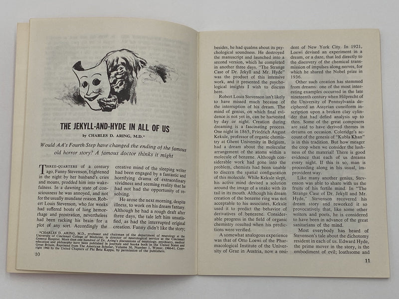 AA Grapevine - The 24 Hour Plan - October 1962 Recovery Collectibles