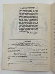 AA Grapevine - The 24 Hour Plan - October 1962 Recovery Collectibles