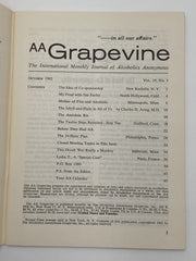 AA Grapevine - The 24 Hour Plan - October 1962 Recovery Collectibles