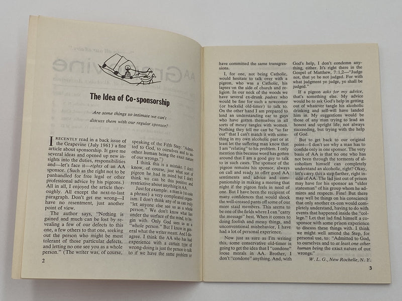 AA Grapevine - The 24 Hour Plan - October 1962 Recovery Collectibles