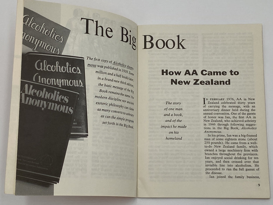 AA Grapevine - The Big Book - September 1976 Recovery Collectibles