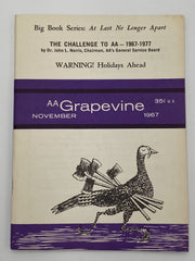 AA Grapevine - The Challenge To AA - November 1967 Recovery Collectibles