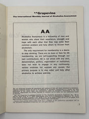 AA Grapevine - The Challenge To AA - November 1967 Recovery Collectibles