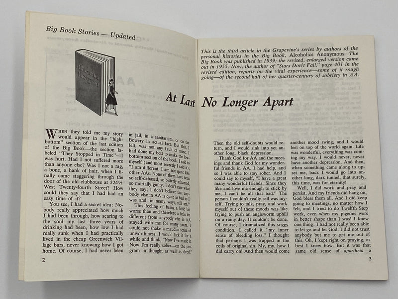 AA Grapevine - The Challenge To AA - November 1967 Recovery Collectibles