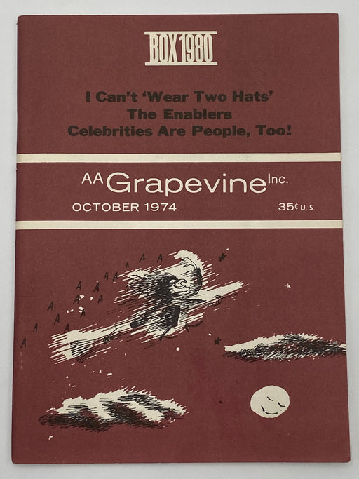 AA Grapevine - The Enablers - October 1974 Recovery Collectibles