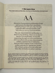 AA Grapevine - The Faith to Believe In What Is - July 1972 Recovery Collectibles