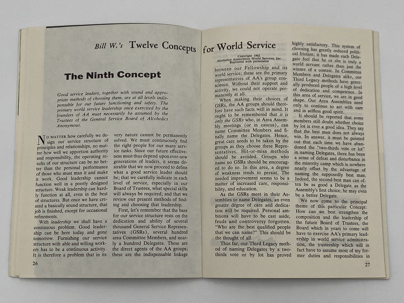 AA Grapevine - The Faith to Believe In What Is - July 1972 Recovery Collectibles