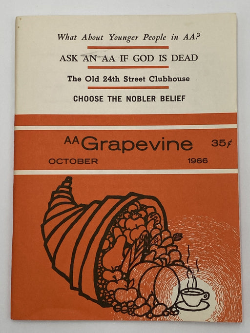 AA Grapevine - The Old 24th Street Clubhouse - October 1966 Recovery Collectibles