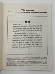 AA Grapevine - The Old 24th Street Clubhouse - October 1966 Recovery Collectibles