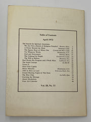 AA Grapevine - The Search for Spiritual Awareness - April 1972 Recovery Collectibles