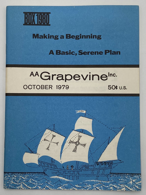 AA Grapevine - The Sixth Step - October 1979 Recovery Collectibles