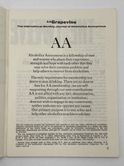 AA Grapevine - The Twelve Steps - March 1973 Recovery Collectibles