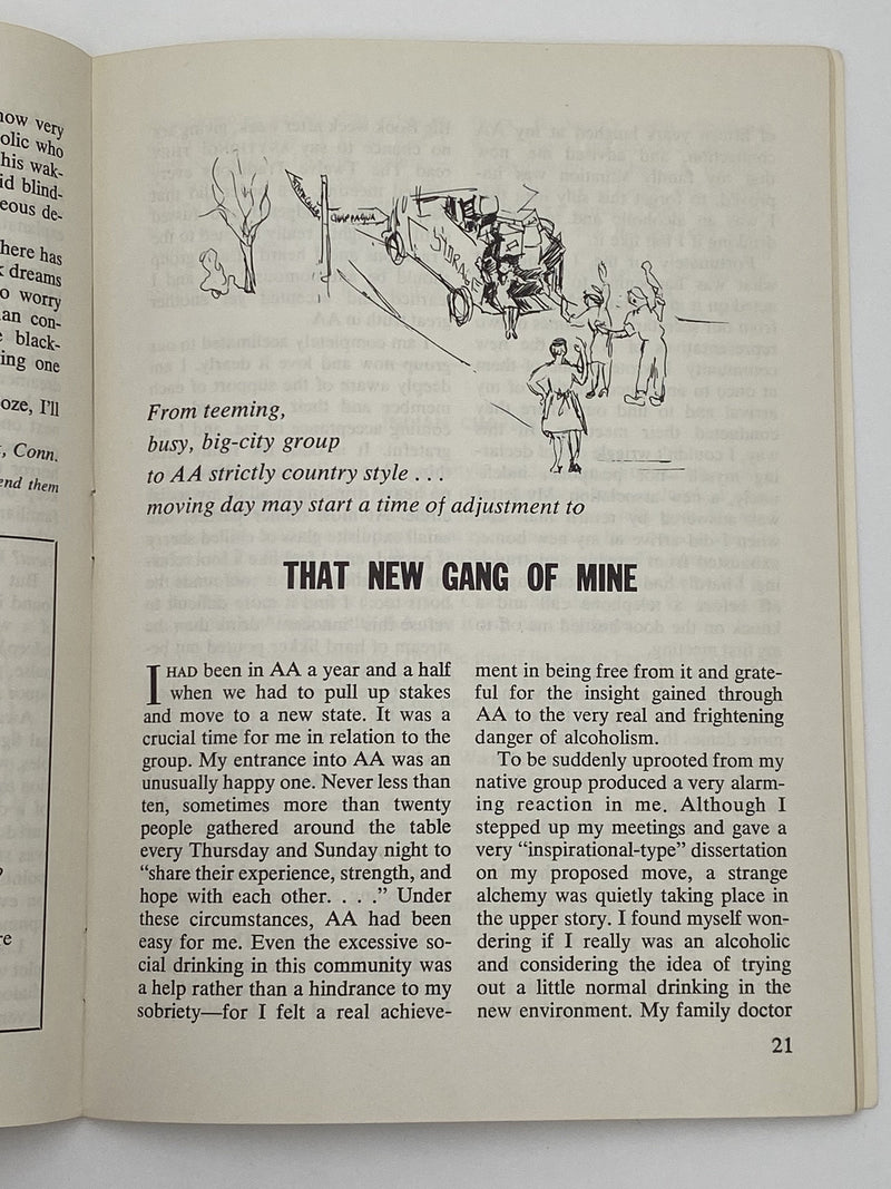 AA Grapevine - Those Drunk Dreams - May 1963 Recovery Collectibles
