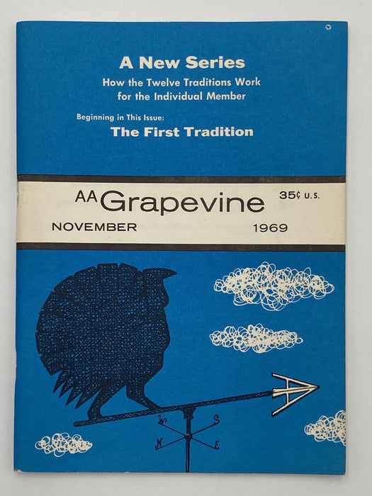 AA Grapevine - Traditions - November 1969 Recovery Collectibles
