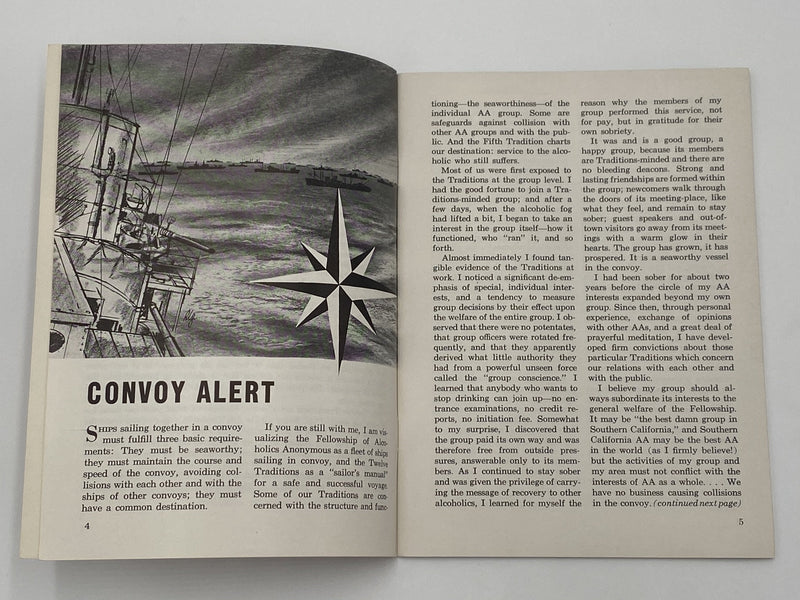 AA Grapevine - Traditions Month - November 1958 Recovery Collectibles
