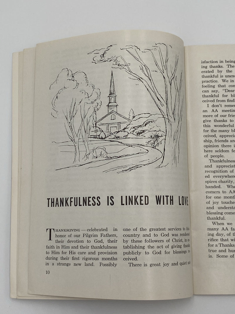 AA Grapevine - Traditions Month - November 1959 Recovery Collectibles