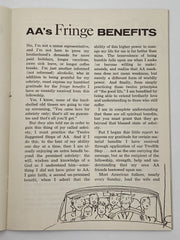 AA Grapevine - Tranquilizers - October 1956 Recovery Collectibles