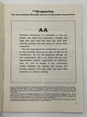 AA Grapevine - Trustees Program - January 1966 Recovery Collectibles
