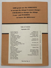AA Grapevine - Twenty Four Hours - September 1979 Recovery Collectibles